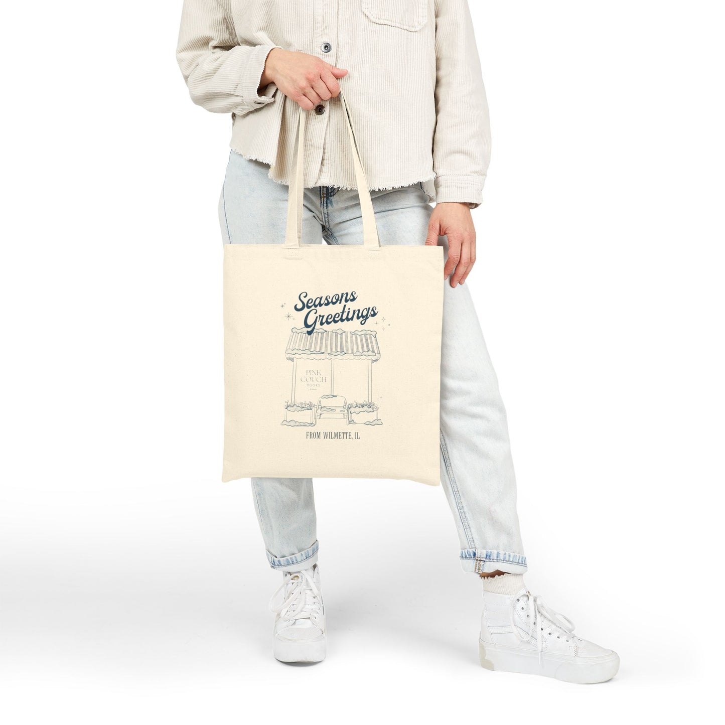 Seasons Greetings | Cotton Canvas Tote Bag