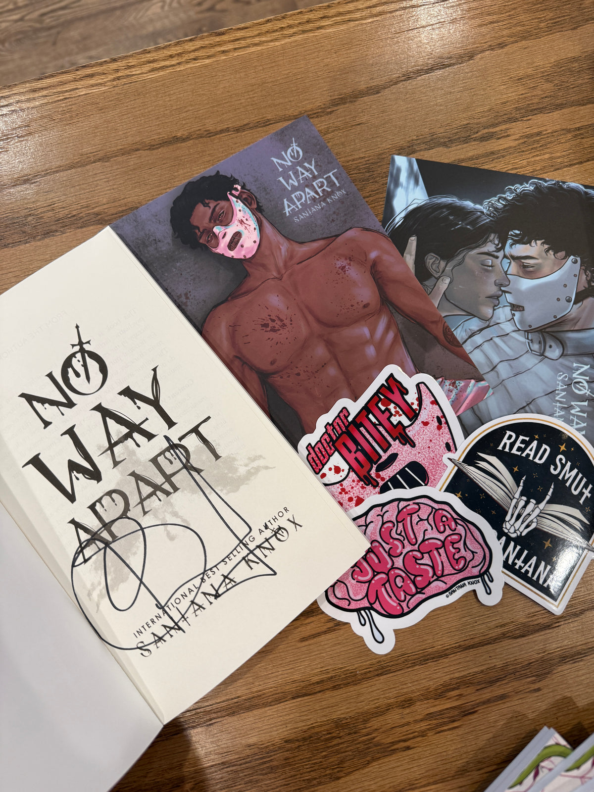 No Way Apart, Santana Knox - SIGNED (and with goodies)
