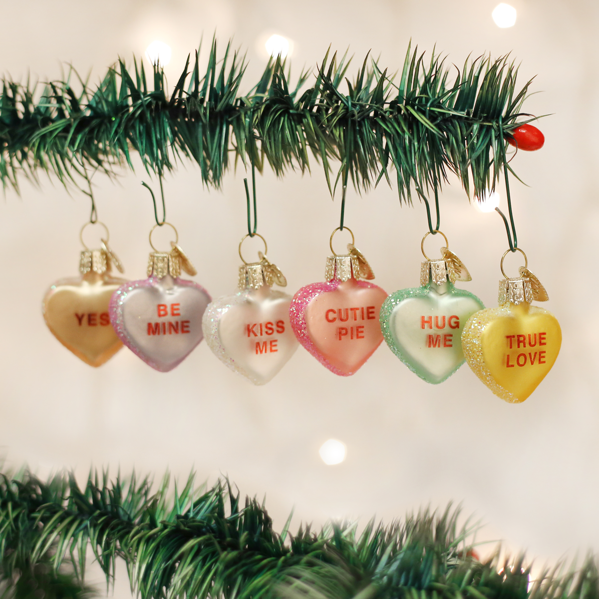 Conversation Heart Ornament