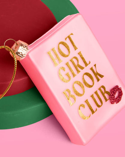Hot Girls Book Club Ornament