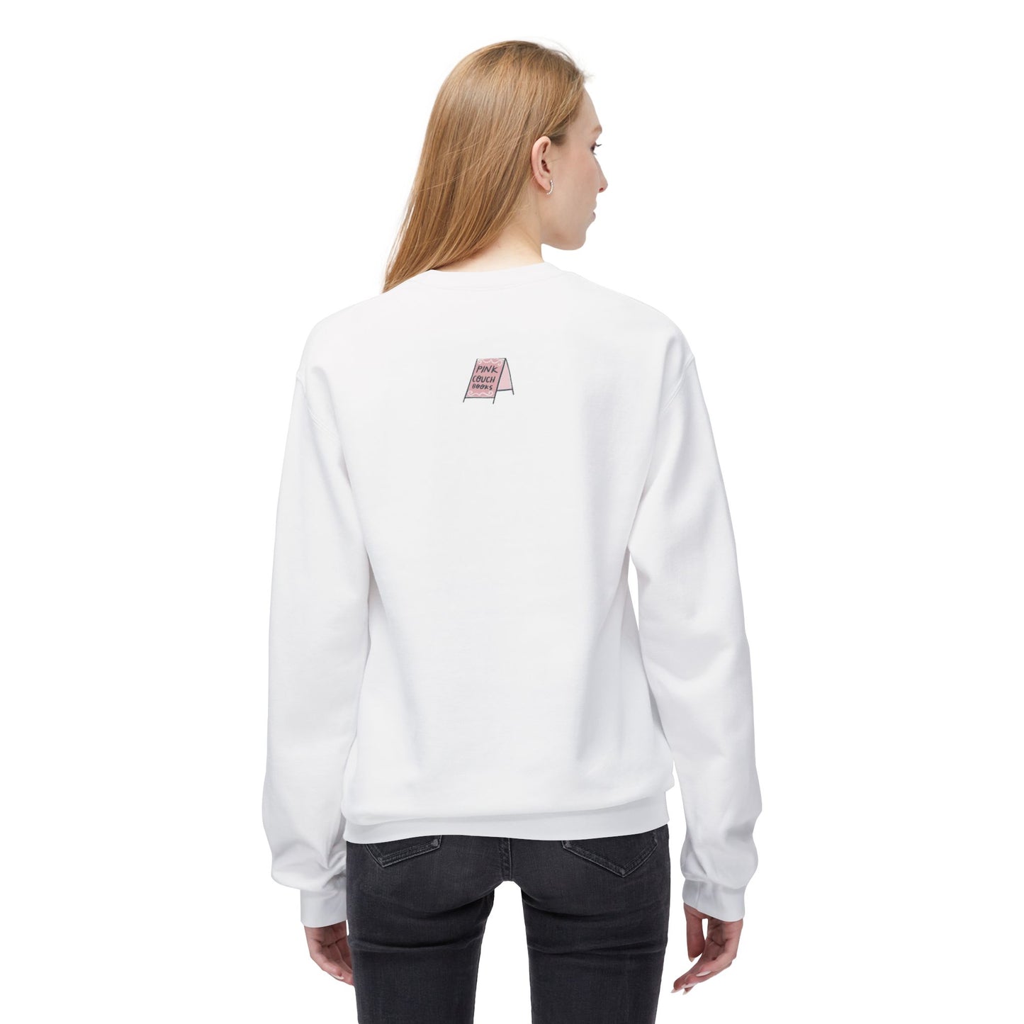 Pink Couch Books "favorite things" sweatshirt