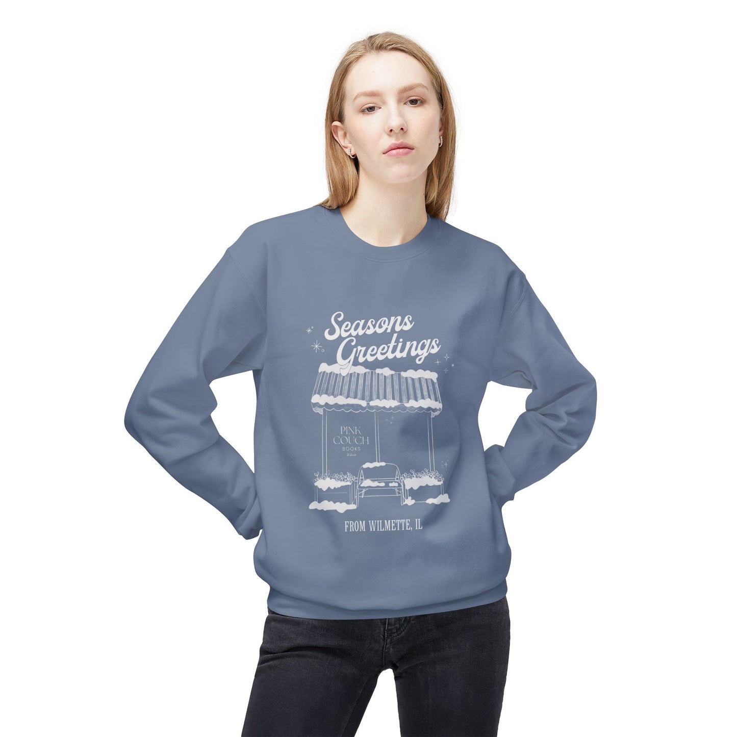 Seasons Greetings | Unisex Fleece Crewneck Sweatshirt