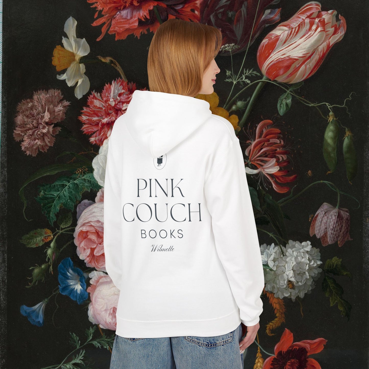 Pink Couch Books | Unisex Midweight Softstyle Fleece Hoodie
