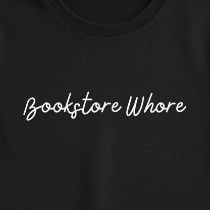 Book Whore T-shirt - Carly Robyn x Pink Couch Books Collab (PREORDER)