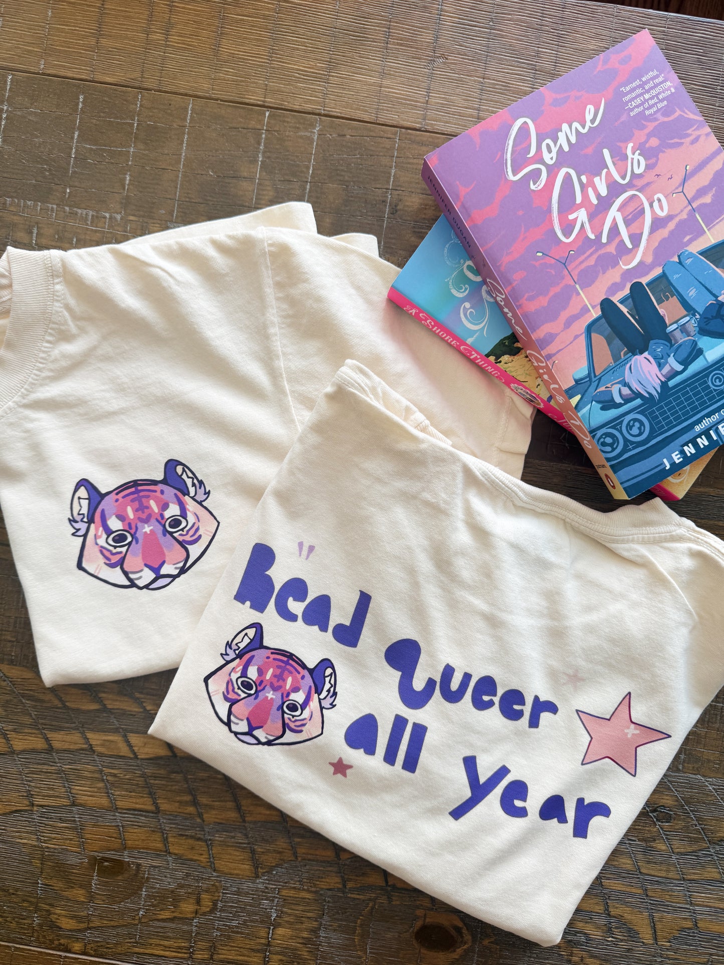 Read Queer All Year by Finn | boxy t-shirt