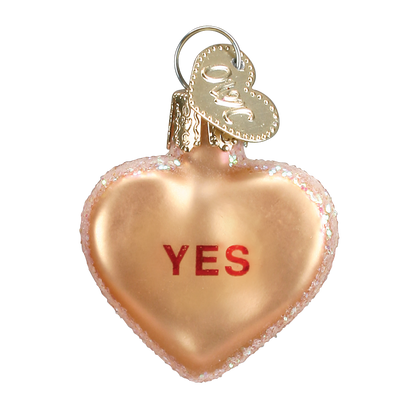Conversation Heart Ornament