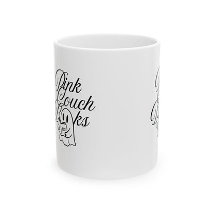 Ghostie Ceramic Mug, (11oz, 15oz)