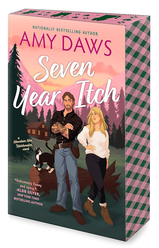Seven Year Itch: A Steamy Small-Town Rivals-to-Lovers Romance Filled with Witty Banter and Unlikely Romance at a Destination Wedding (Mountain Men Matchmaker, 2) cover image