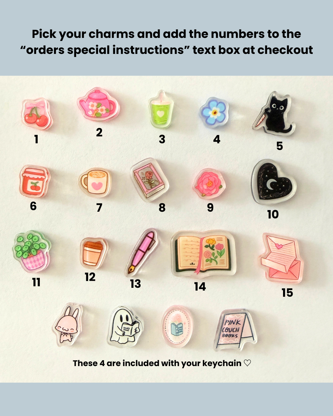 Shaker Keychain | Pink Couch Books