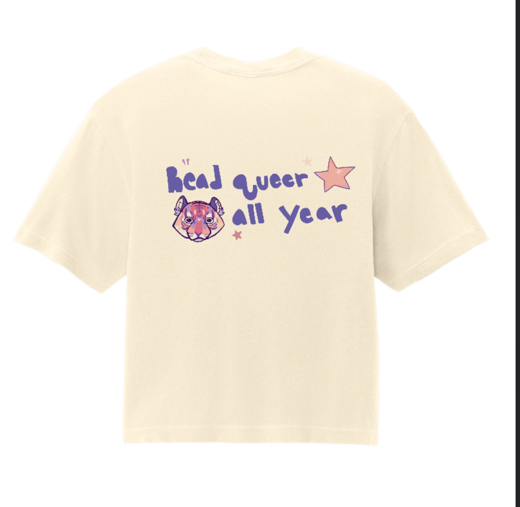 Read Queer All Year by Finn | boxy t-shirt