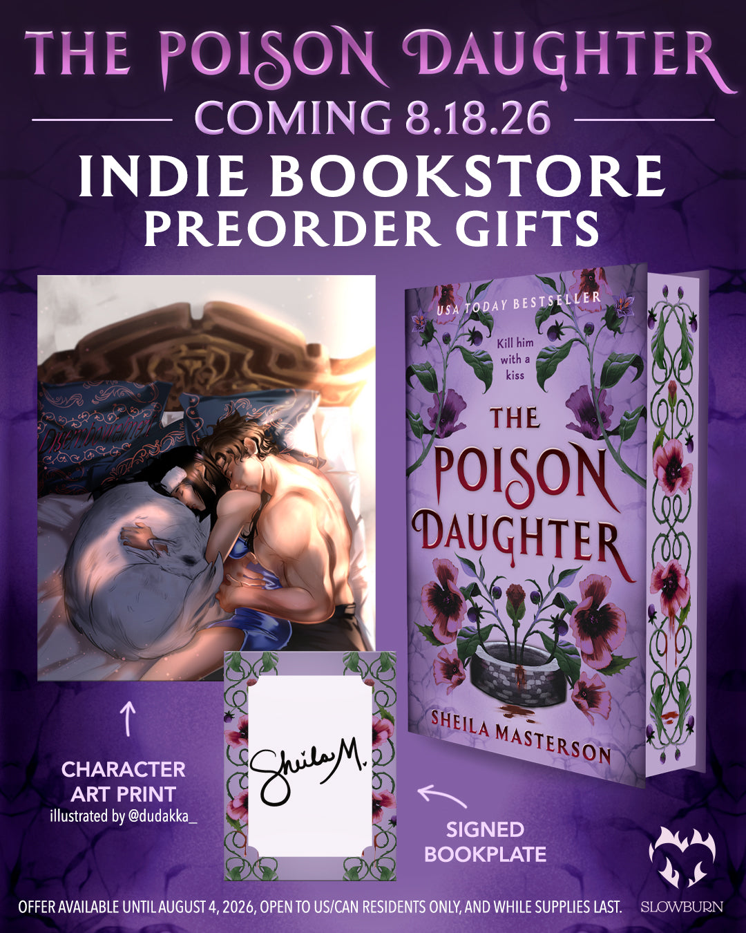 The Poison Daughter by Sheila Masterson - PREORDER