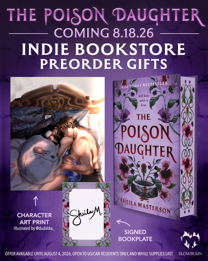 The Poison Daughter by Sheila Masterson - PREORDER
