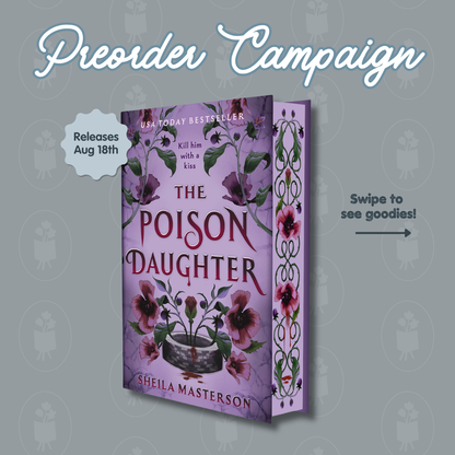 The Poison Daughter by Sheila Masterson - PREORDER